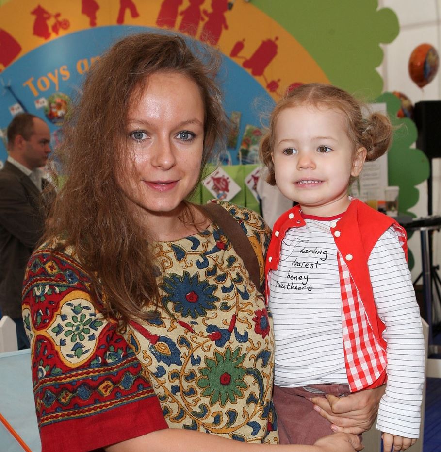 Samantha Morton with her daughter Edie Holm