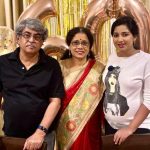 Shreya Ghoshal with her father and mother