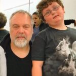 Vincent D'Onofrio with his son Luka D'Onofrio