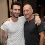 Adam Levine with his father Fred Levine