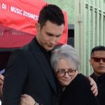 Adam Levine with his mother Patsy Levine