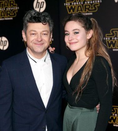 Andy Serkis with his daughter Ruby Ashbourne Serkis