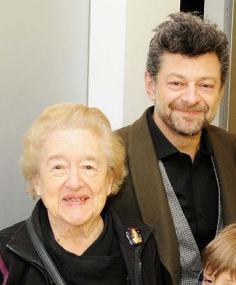 Andy Serkis with his mother Lylie