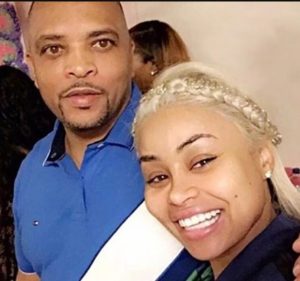 Blac Chyna with her father Eric Holland