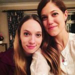 Charity Wakefield with her sister Olivia Wakefield