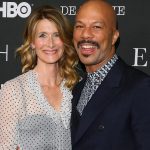 Common with his ex-girlfriend Laura Dern