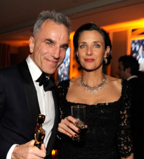 Daniel Day-Lewis with his girlfriend Rebecca Miller