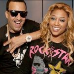 French Montana with his ex-girlfriend Trina