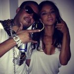 French Montana with his ex-wife Deen Kharbouch