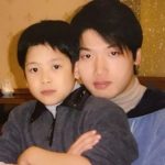 Jackson Wang with his brother