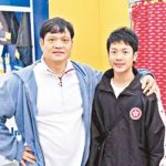 Jackson Wang with his father Wang Ruiji