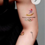 Jackson Wang's left hand tattoos