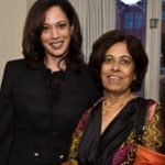 Kamala Harris with her mother Shyamala Gopalan Harris