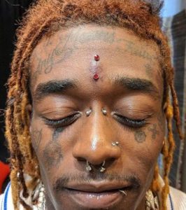 Lil Uzi Vert's full face tattoos