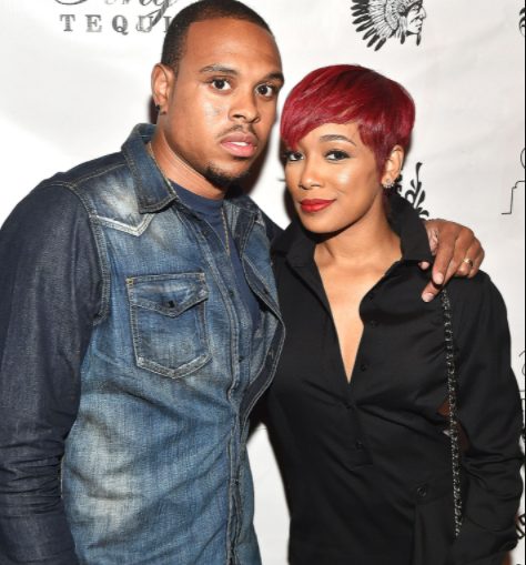 Monica Denise with her ex-husband Shannon Brown