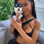 Nikita Dragun with her pet