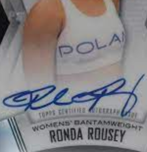Ronda Rousey signature