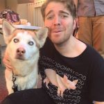 Shane Dawson with his pet dog