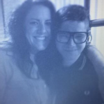 Skrillex with his mother Francis Moore