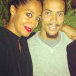 Tracee Ellis Ross with her half brother Ross Naess
