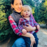 Brie Bella with her son Dessert Danielson