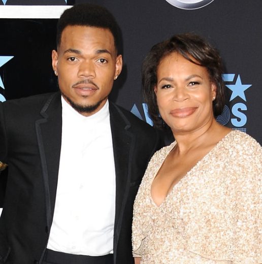 Chance the Rapper with his mother Lisa Bennett