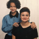 Draya Michele with her mother Valeria Diaz in childhood