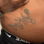 HaHa Davis Tattoo on stomach