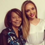 Jade Thirlwall with her mother Norma Badwi
