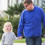 James Corden with his daughter Carey Corden