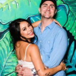 Janel Parrish with Chris Long