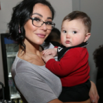 Jenni Farley with her son Greyson Valor Mathews