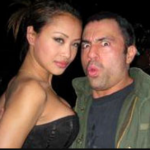 Joe Rogan with his ex-girlfriend Lakana Zee
