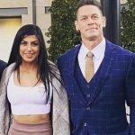 John Cena with his wife Shay Shariatzadeh image