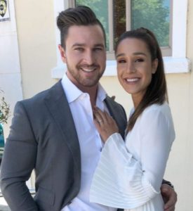 Kayla Itsines with her ex-husband Tobi Pearce