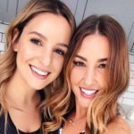 Kayla Itsines with her sister Leah Itsines