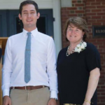 Kevin Systrom with his mother Diane Systrom