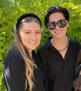 Lil Huddy with his sister Marlena Hudson