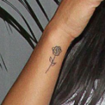 Lindsay Lohan Tattoo on hand side