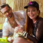 Lindsay Lohan with Nico Tortorella
