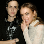 Lindsay Lohan with Samantha Ronson