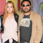 Lindsay Lohan with Vikram Chatwal