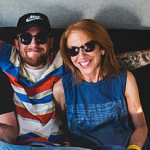 Mac Miller with his mother Karen Meyers