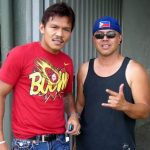 Manny Pacquiao with his brother Bobby Pacquiao