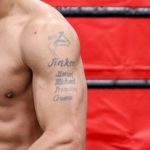 Manny Pacquiao's left arm tattoos