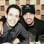 Marc Anthony with his brother Bigram Zayas
