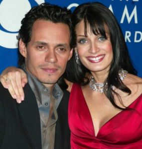 Marc Anthony with his ex-wife Dayanara Torres