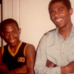 Martin Lawrence with his brother Robert Lawrence