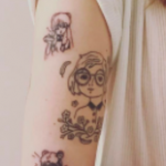 Marzia Kjellberg tattoo on right hand