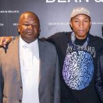 Pharrell Williams with his father Pharoah Williams